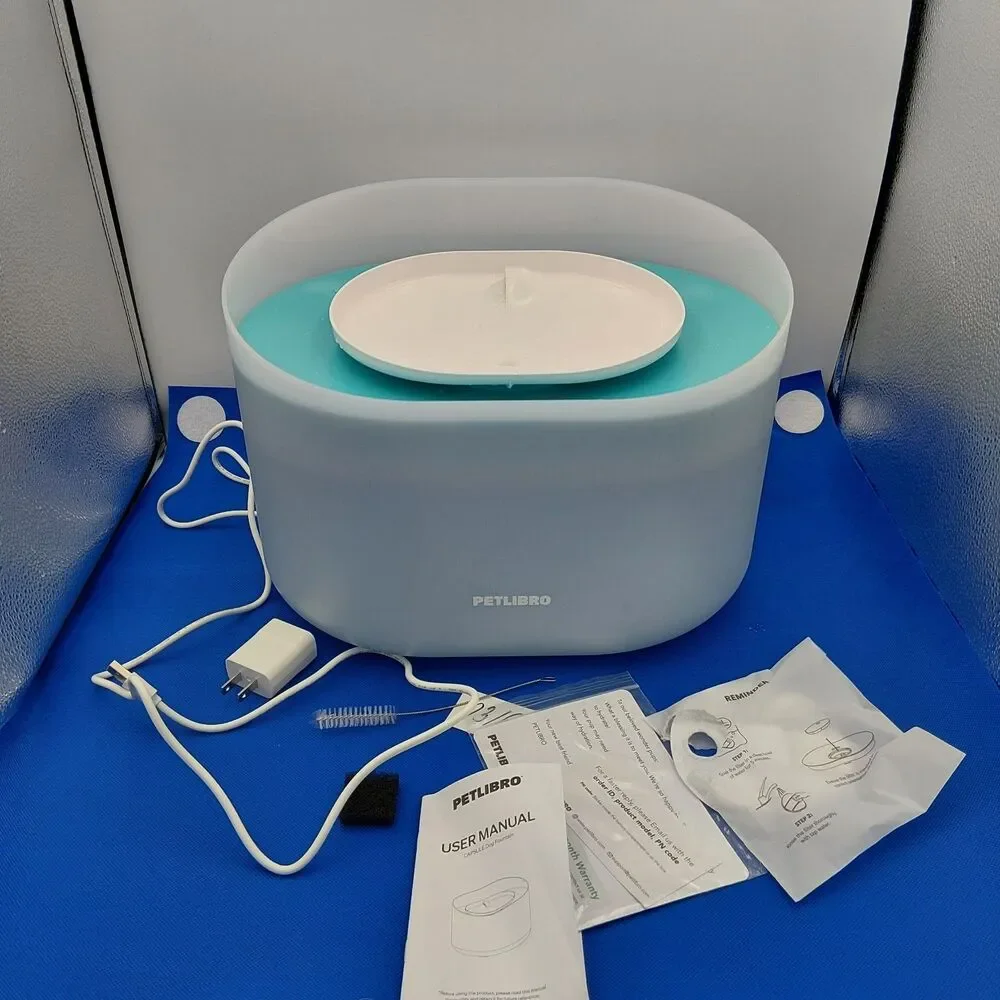 NEW-PETLIBRO CAPSULE PLWF008 WATER FOUNTAIN FOR DOGS